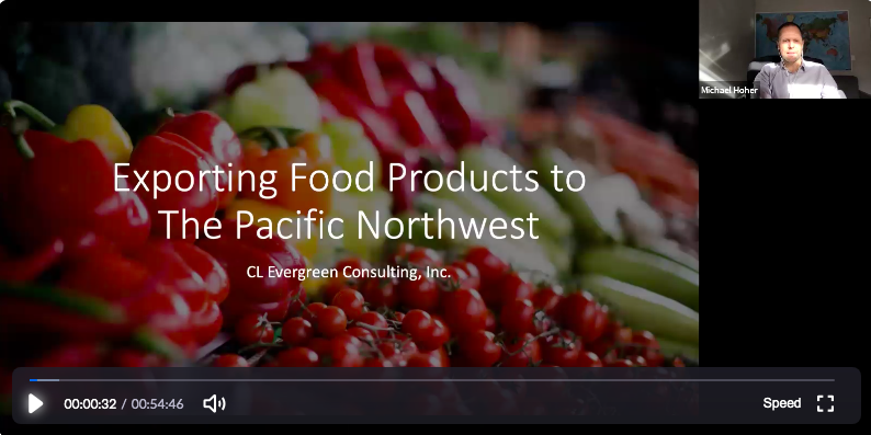 Exporting food to the Pacific North West part one